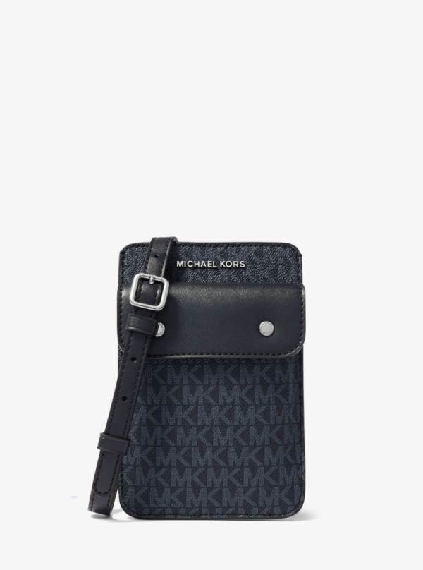 Panske Crossbody Kabelka Michael Kors Logo Smartphone Modre - Tasky Michael Kors Slevy | LQGAU-0314